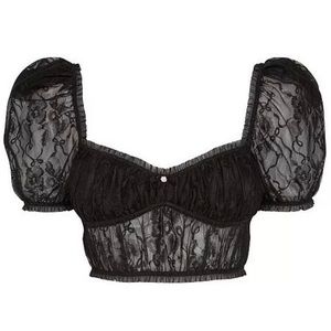 For Love and Lemons ‘Belle’ Longline Bra - Size L